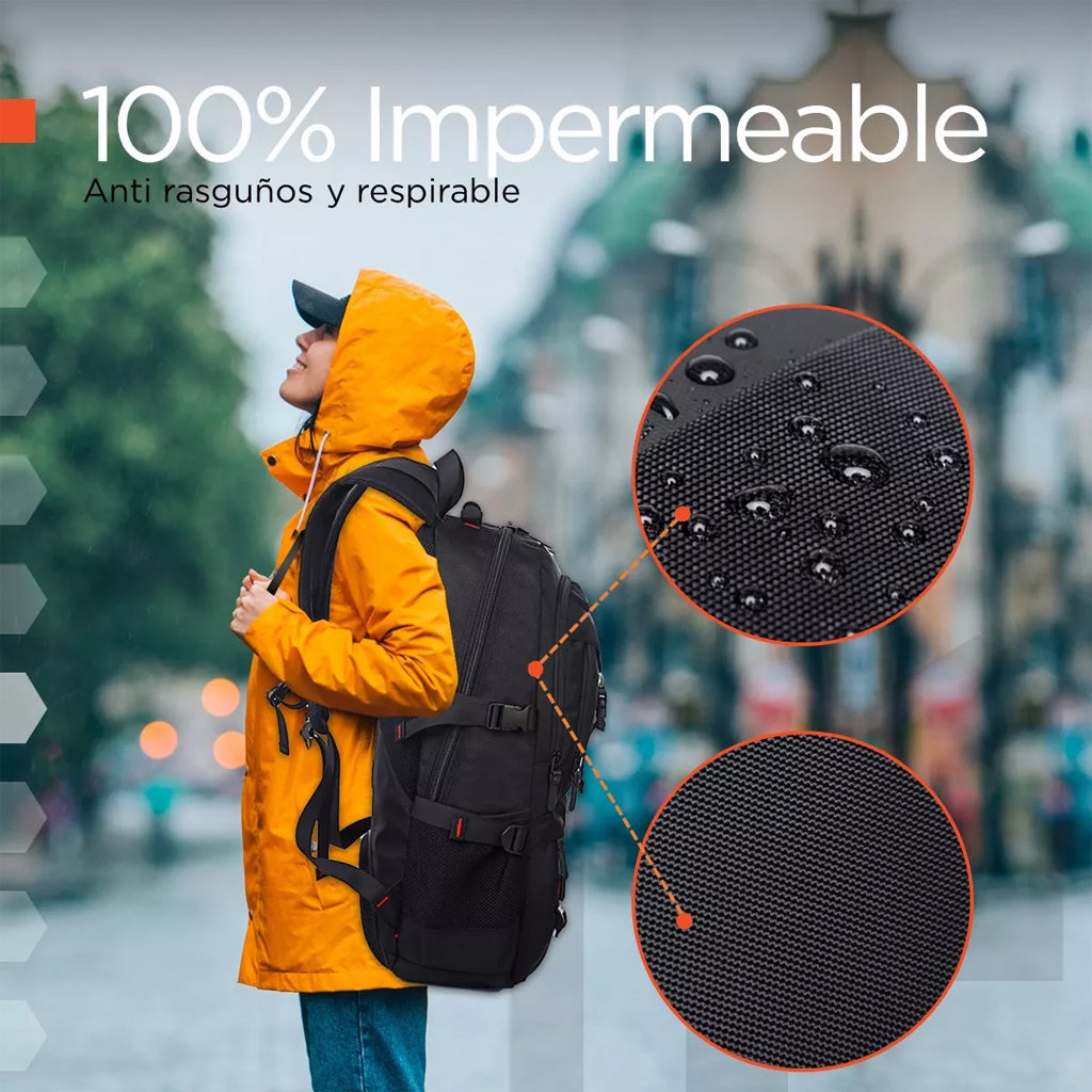 Mochila Notebook Outdoor Hardley Impermeable Nylon Balístico