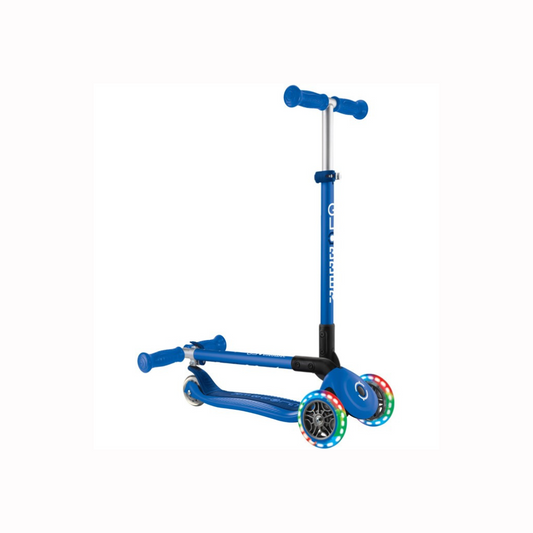 Scooter Infantil Con Luces Led Azul Globber