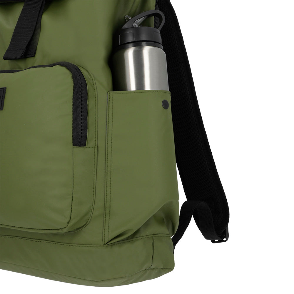 Mochila Saxoline Laptop Preston Olive Green