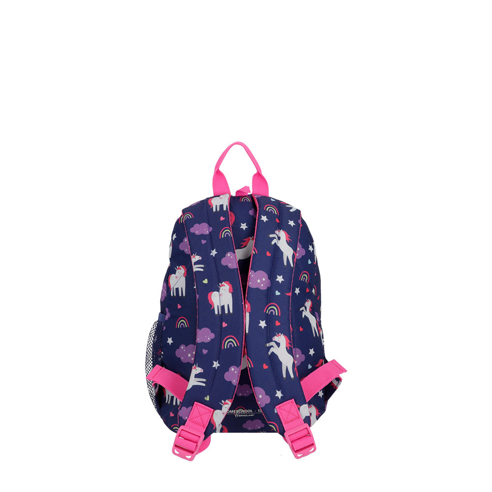 Mochila Saxoline Homeschool Blue Unicorn