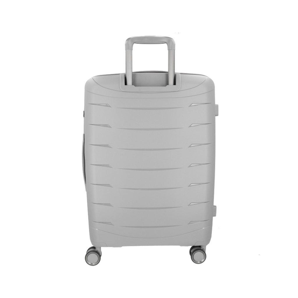 Maleta mediana Saxoline Moonstone Impact Pro Plateada