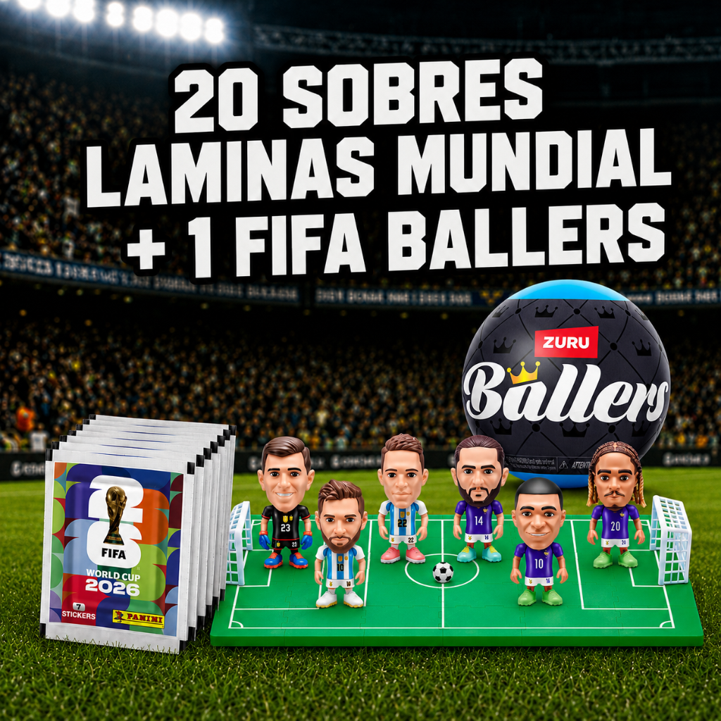 Mundial FIFA 2026 20 Sobres y FIFA Ballers | Tienda Copec