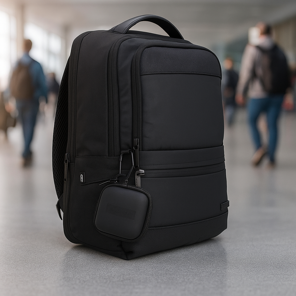 Mochila de Viaje Viral (Cabina). Resistente al Agua. 23L Antirrobo. Airpack Premium. Negra