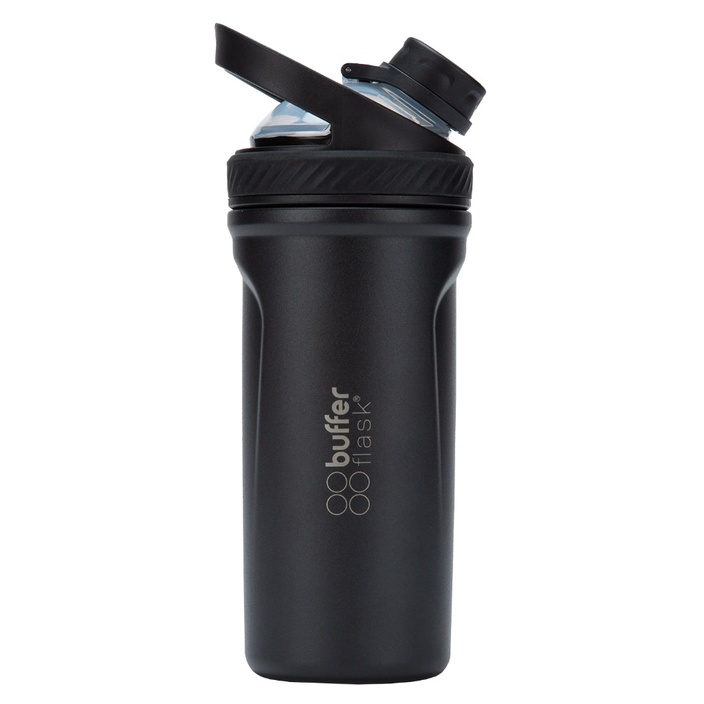 Vaso Shaker Proteina Termico Malibu Negro