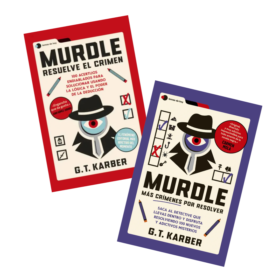 Combo 2 Libros Murdle: Resuelve Crímenes