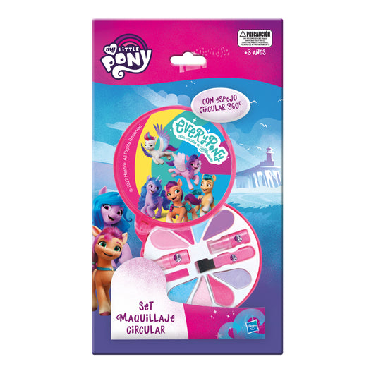 Set De Maquillaje Redondo Con Espejo My Little Pony Hasbro