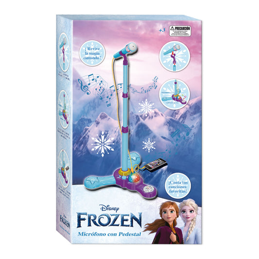 Microfono Con Pedestal Frozen Disney