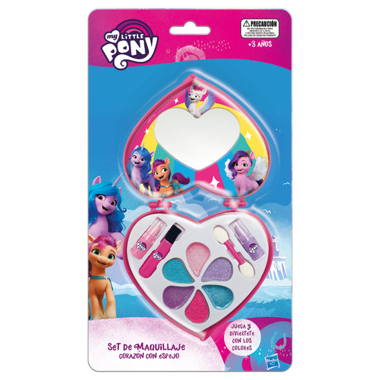 Set De Maquillaje Corazon Con Espejo My Little Pony Hasbro