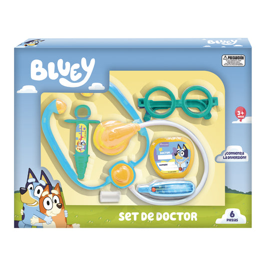 Set De Doctor 6 Pcs Bluey