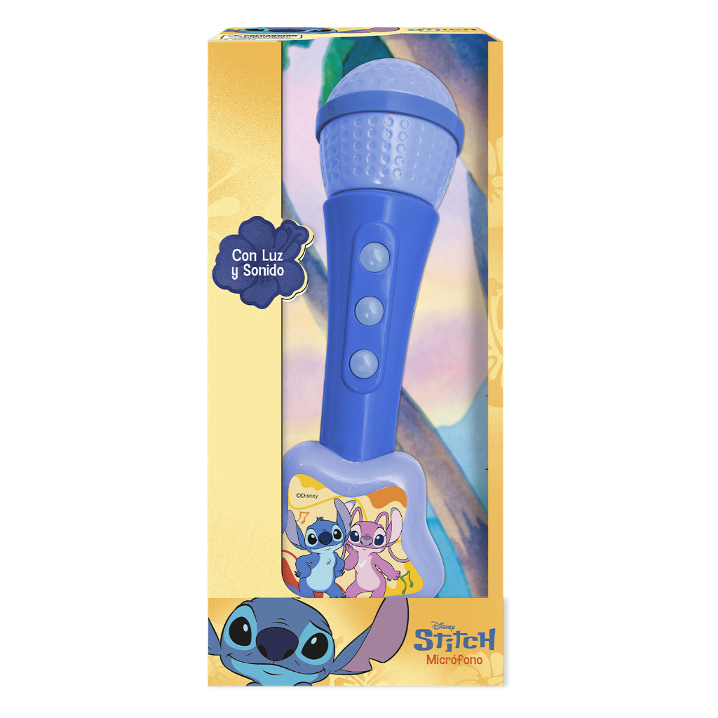 Microfono Con Luz Y Sonido Stitch Disney – Tienda Copec