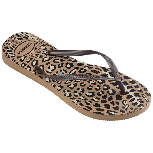 Sandalia Mujer Slim Animal Print Havaiana Cafe