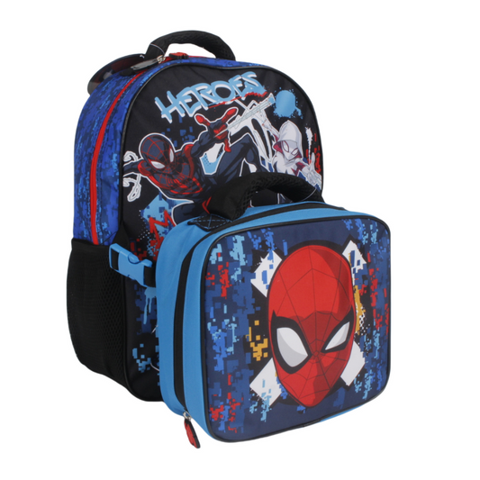 Pack Mochila Con Lonchera Spiderman