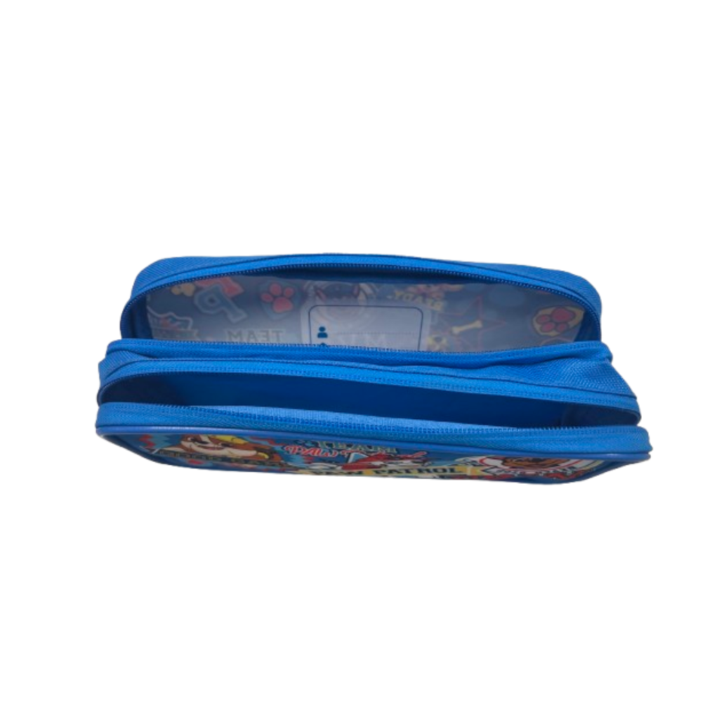 Estuche Satin Doble Cierre Paw Patrol Niño