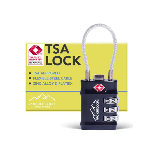 Candado para maletas Viaje Negro