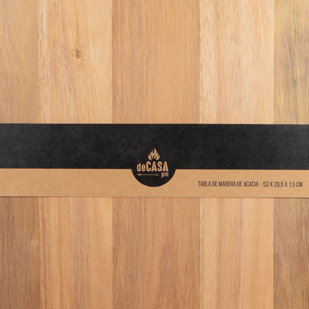 Tabla Madera Acacia Con Mango