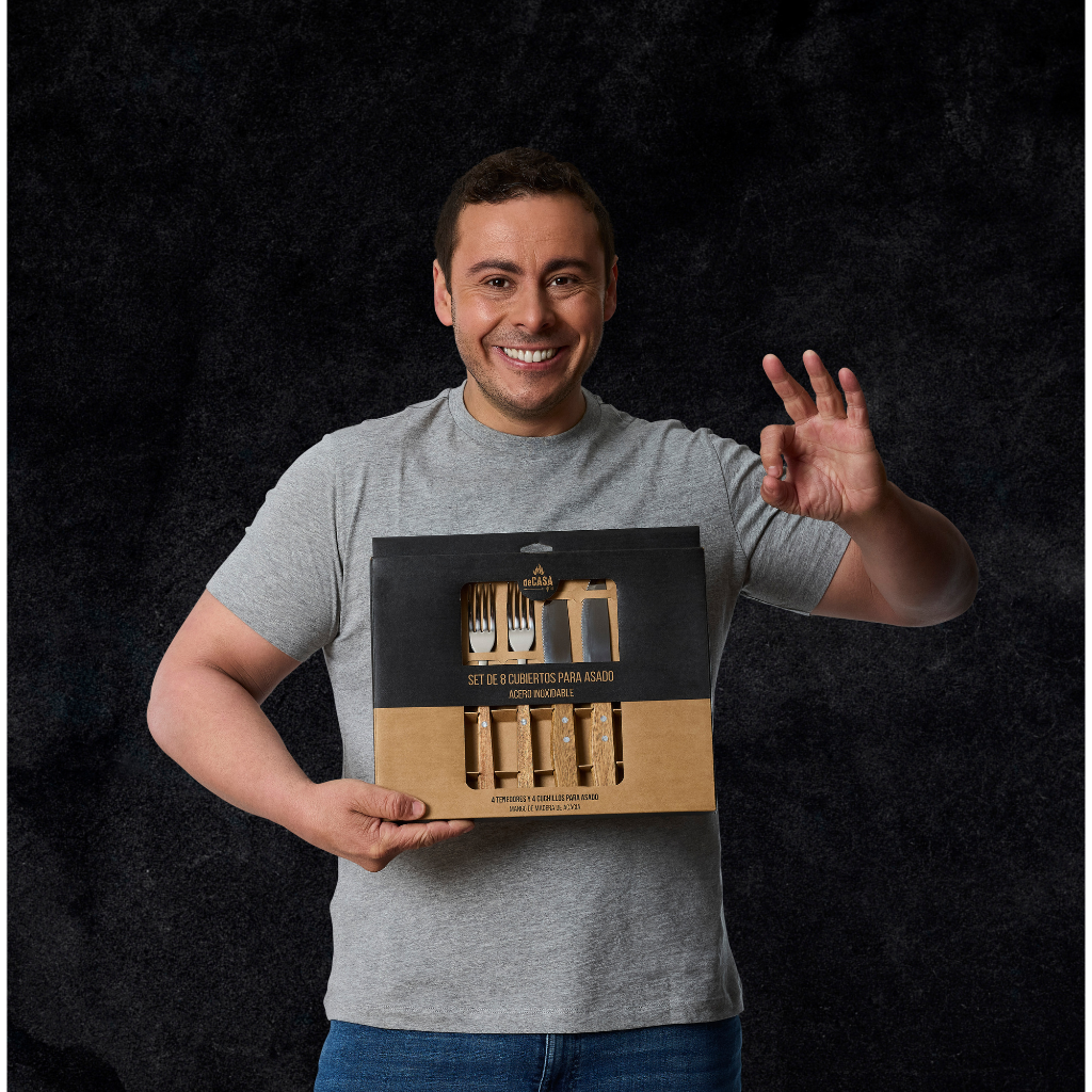 Set 8 Cubiertos Asado (4 Personas)