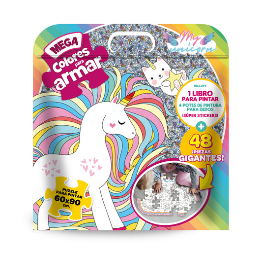 Puzzle Para Armar Unicornios