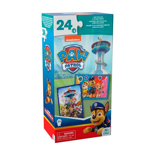 Paw Patrol 2 Puzzles 24 Piezas Lenticular