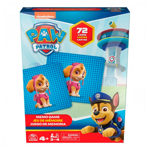 Paw Patrol Juego Memorice 72 Piezas