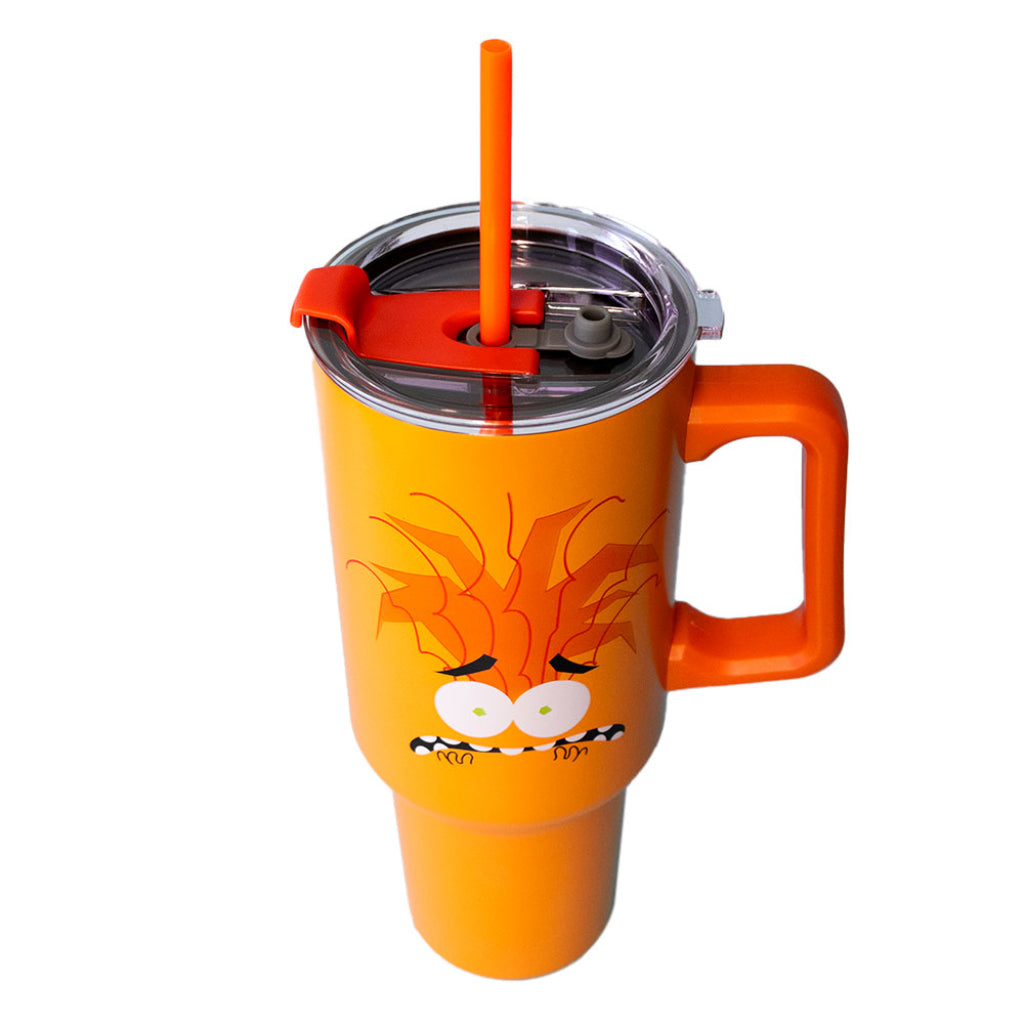 Mug Térmico Intensamente Acero Inoxidable 1,1Lt Naranjo