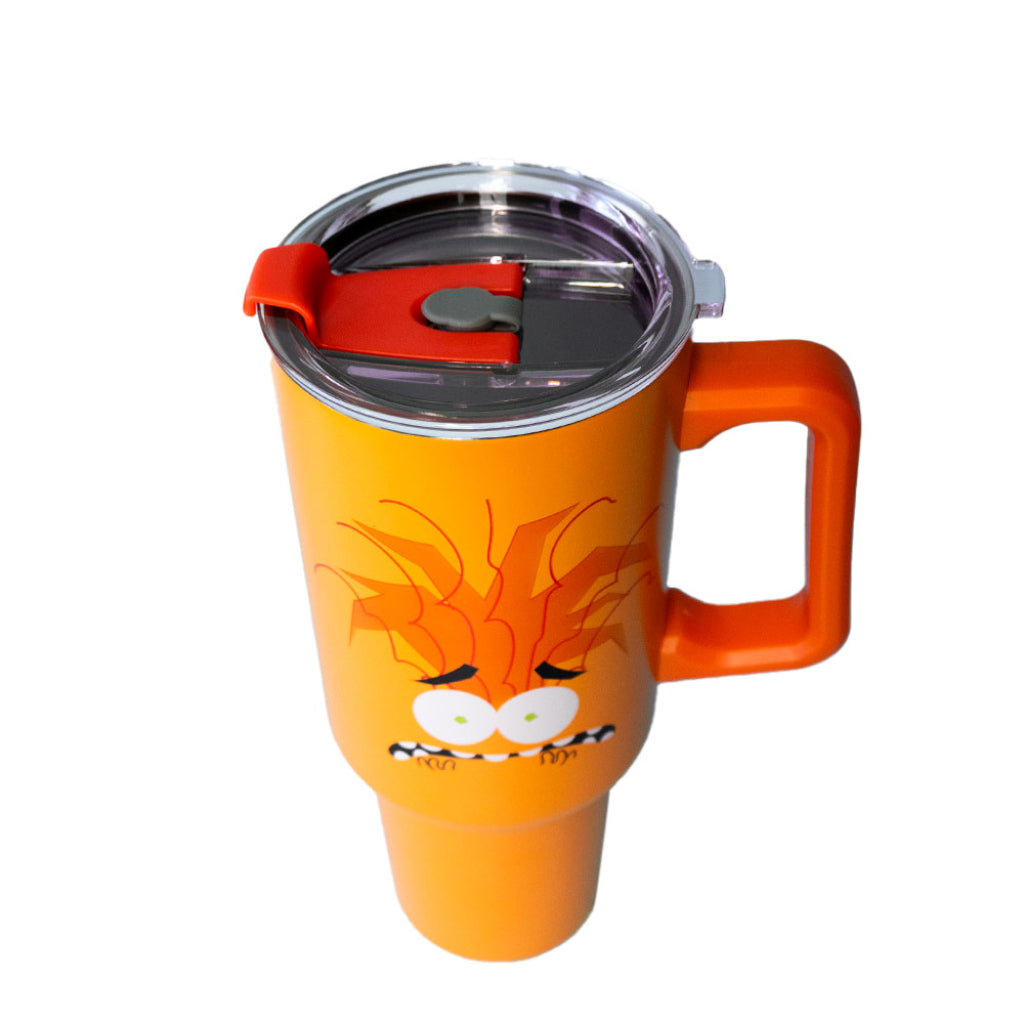 Mug Térmico Intensamente Acero Inoxidable 1,1Lt Naranjo