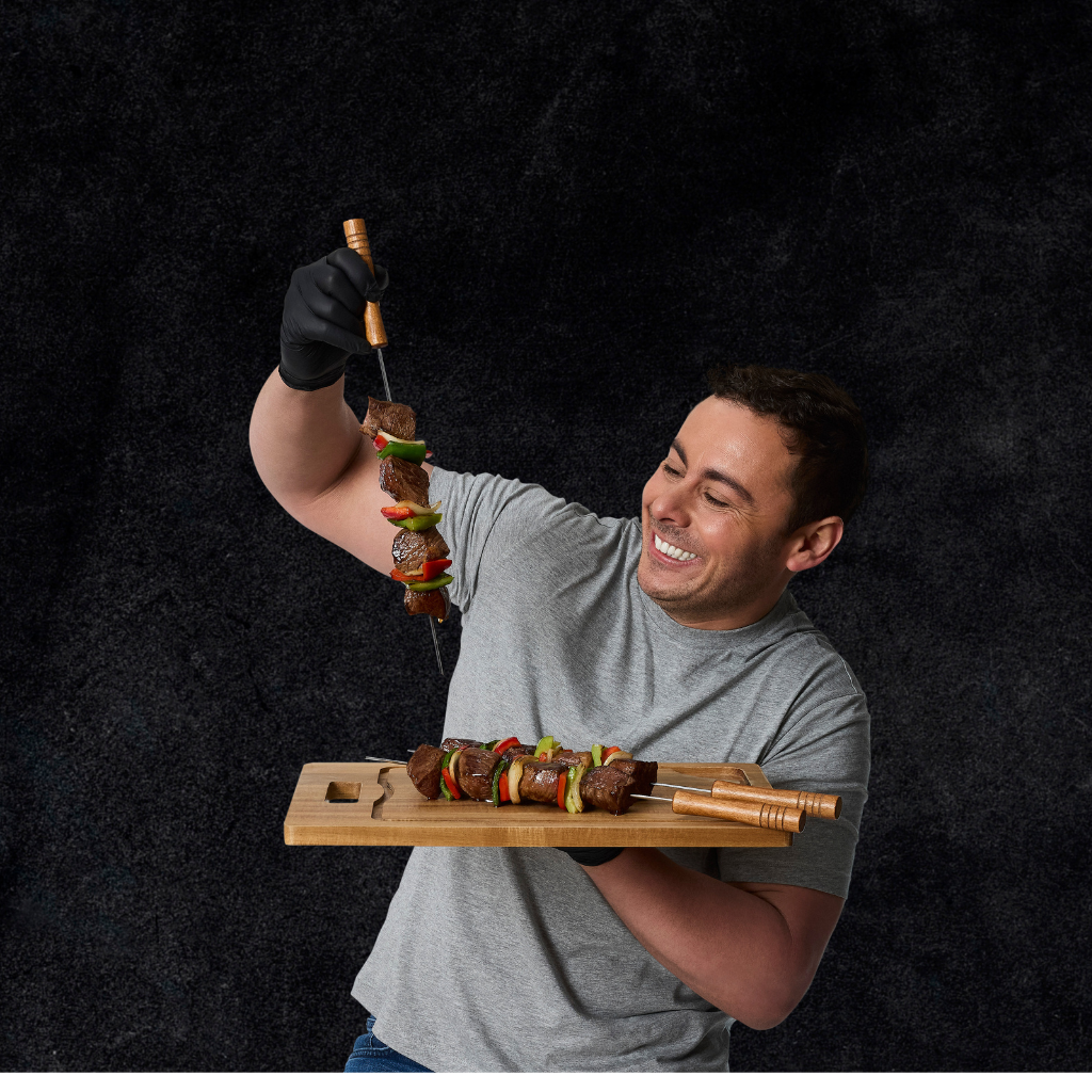 Set De 6 Pinchos Para Asado