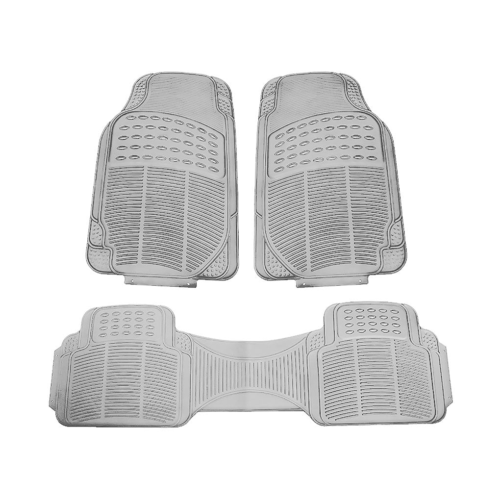 Set 3 Pisos Goma Gris