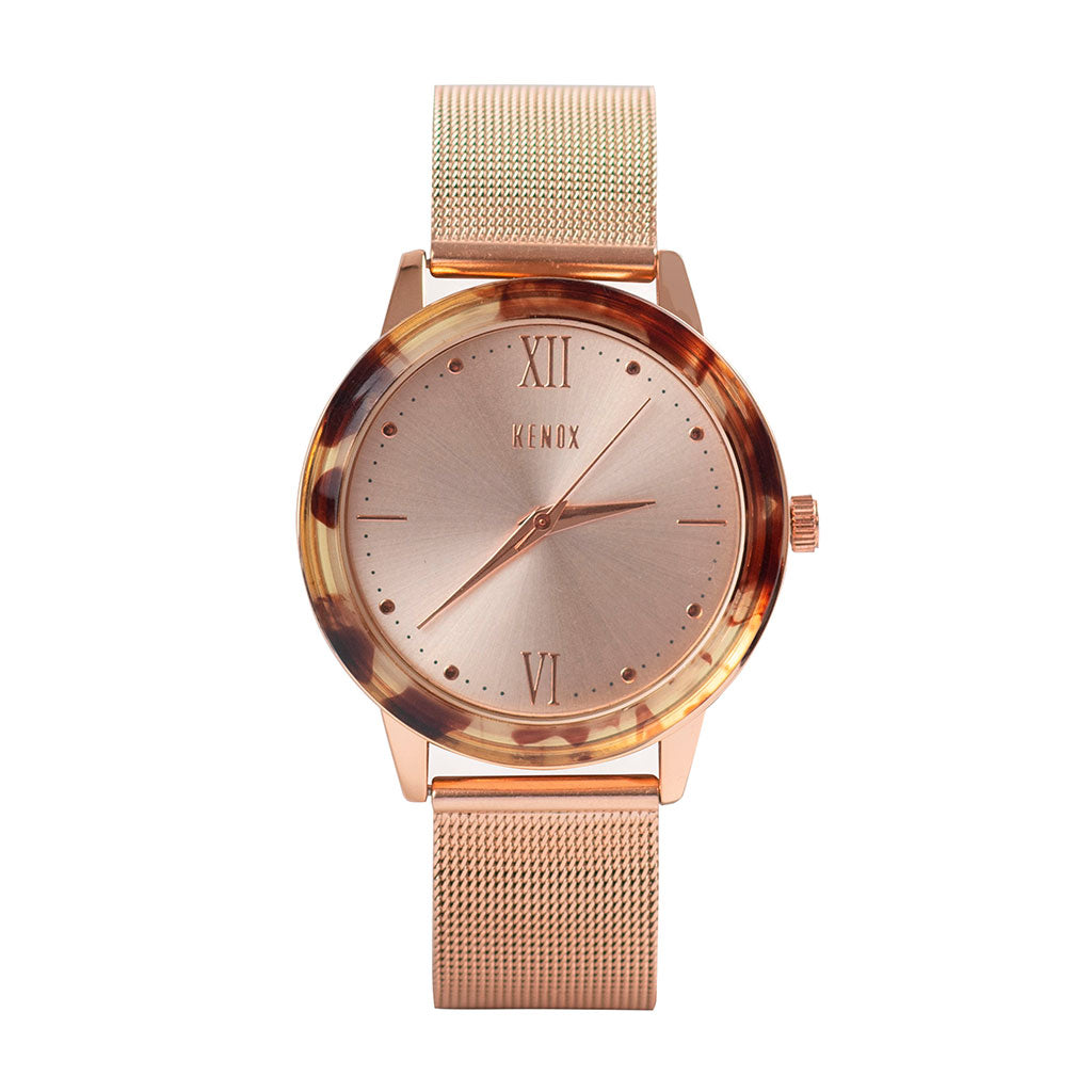 Reloj Mesh 1 Dorado Rosa