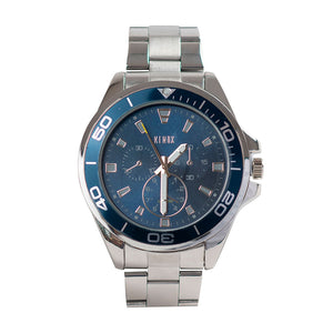 Reloj con Correa Metal Azul