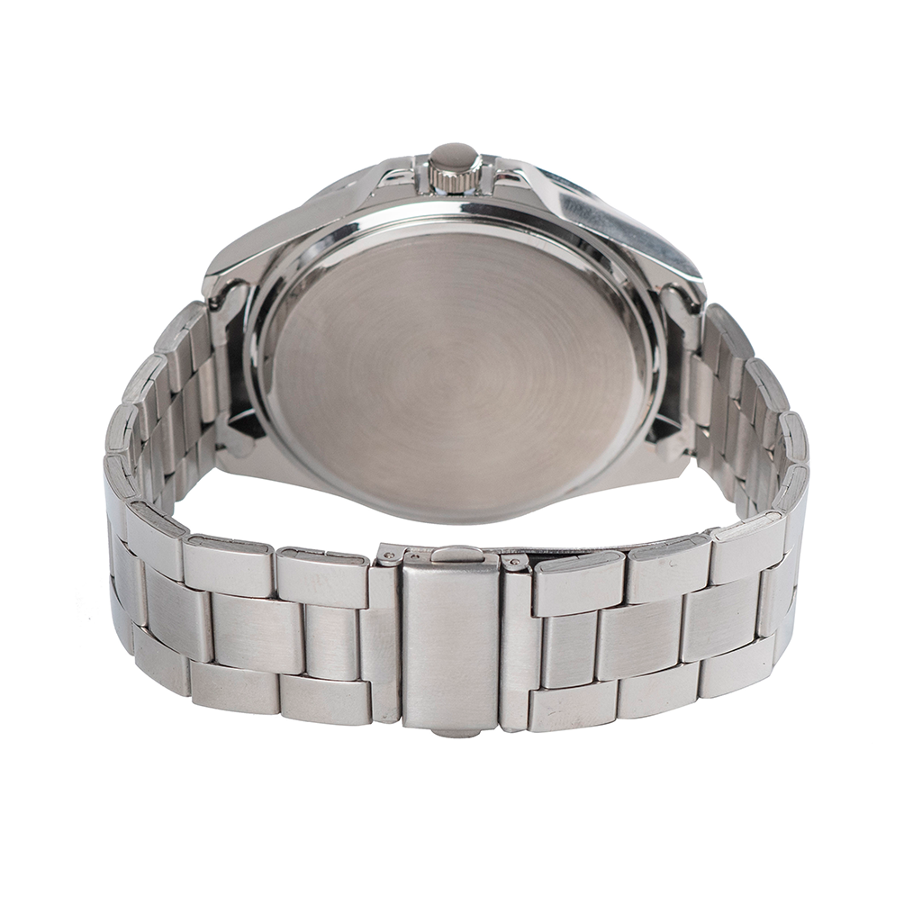 Reloj con Correa de Metal Negro