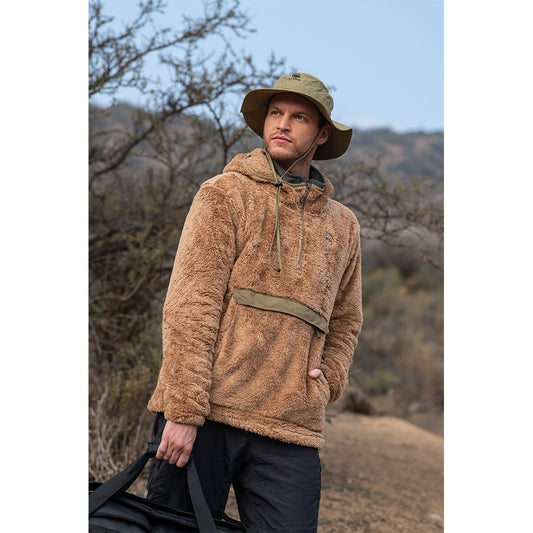 Polar Llaima Sherpa Hoodie Hombre Camel