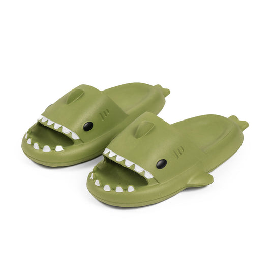 Sandalia Infantil Tiburón Goma Verde