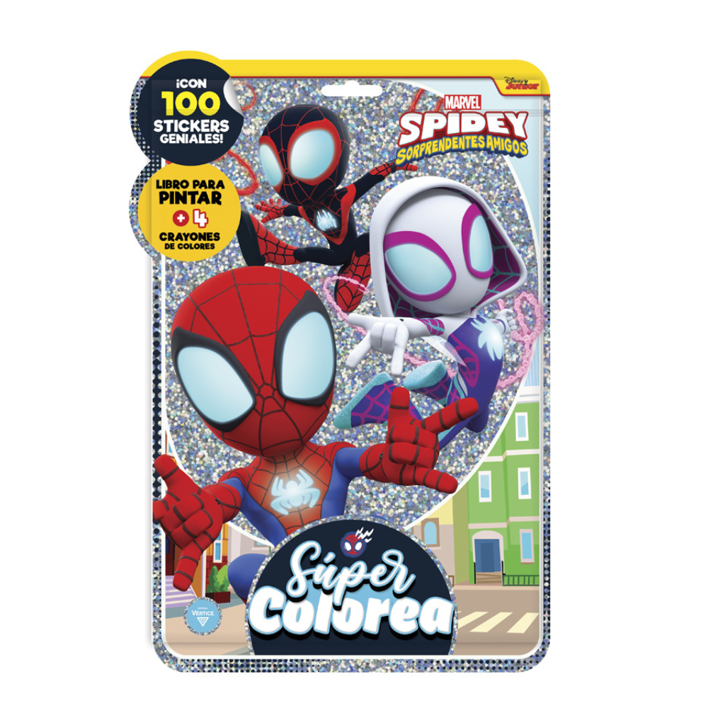 Super Colorea Spidey & Friends
