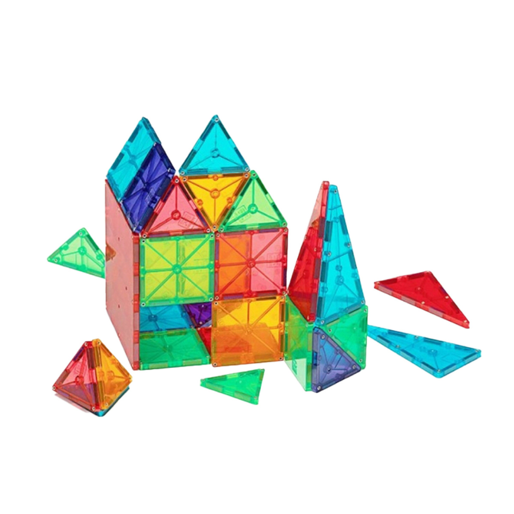 Bloques Magneticos 40 Piezas Colores Y Formas