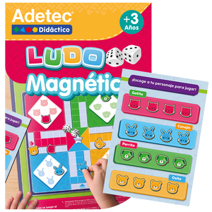 Juego Ludo, Incluye Dados - Láminas Magnéticas Interactivas