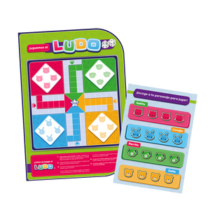 Juego Ludo, Incluye Dados - Láminas Magnéticas Interactivas