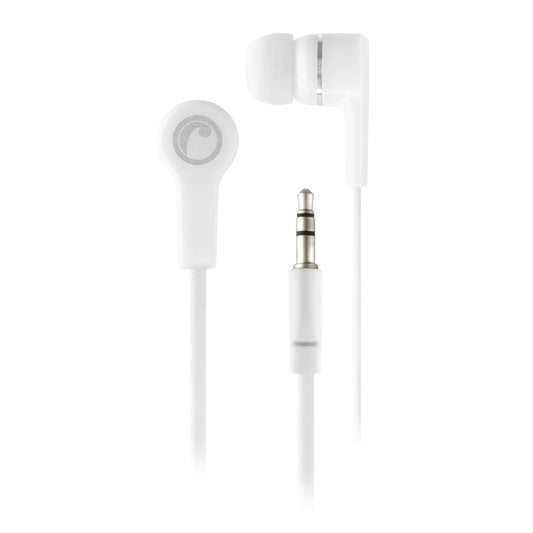 Audífonos In-Ear Alámbricos con Conector 3.5mm Blancos