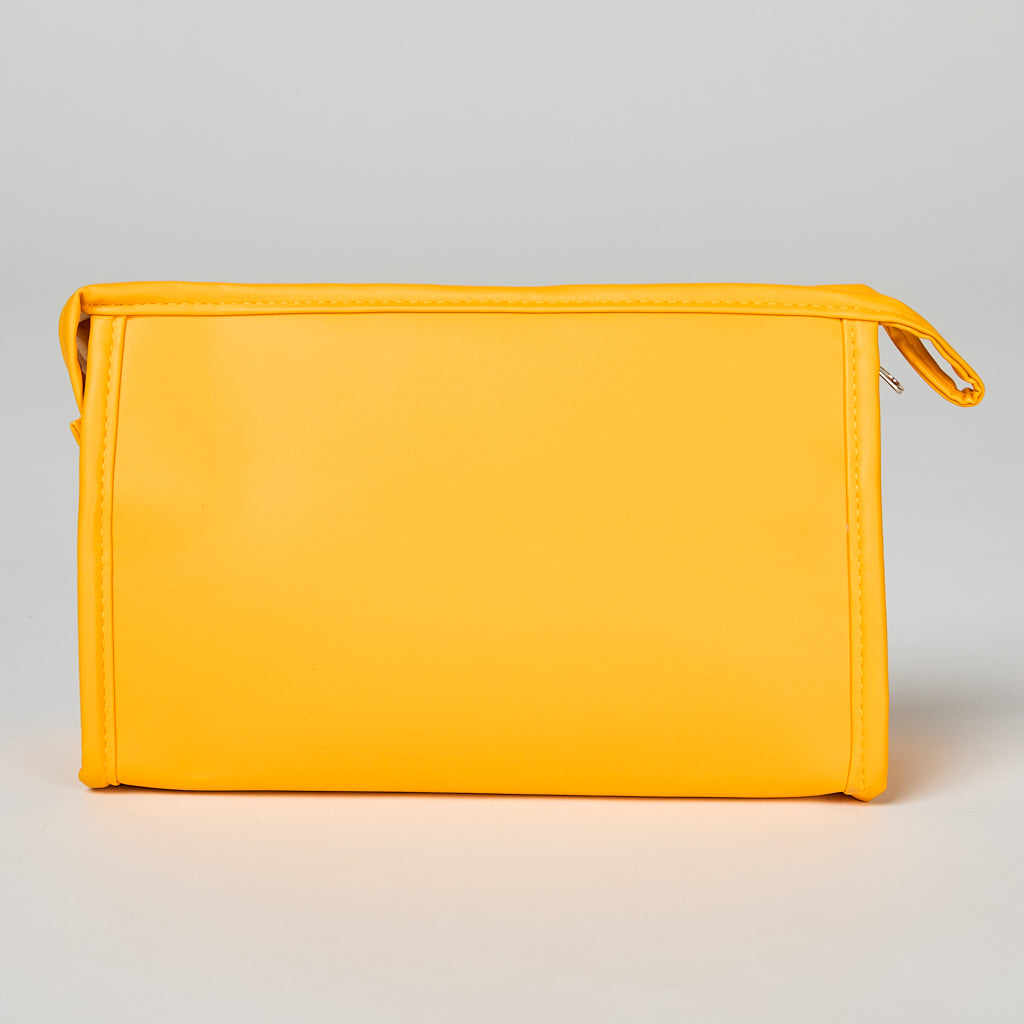 Cosmetiquero Bicolor Mediano Mostaza