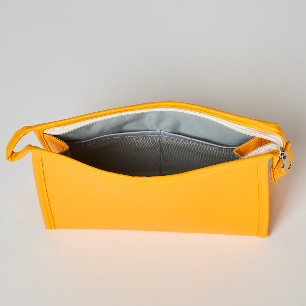 Cosmetiquero Bicolor Mediano Mostaza