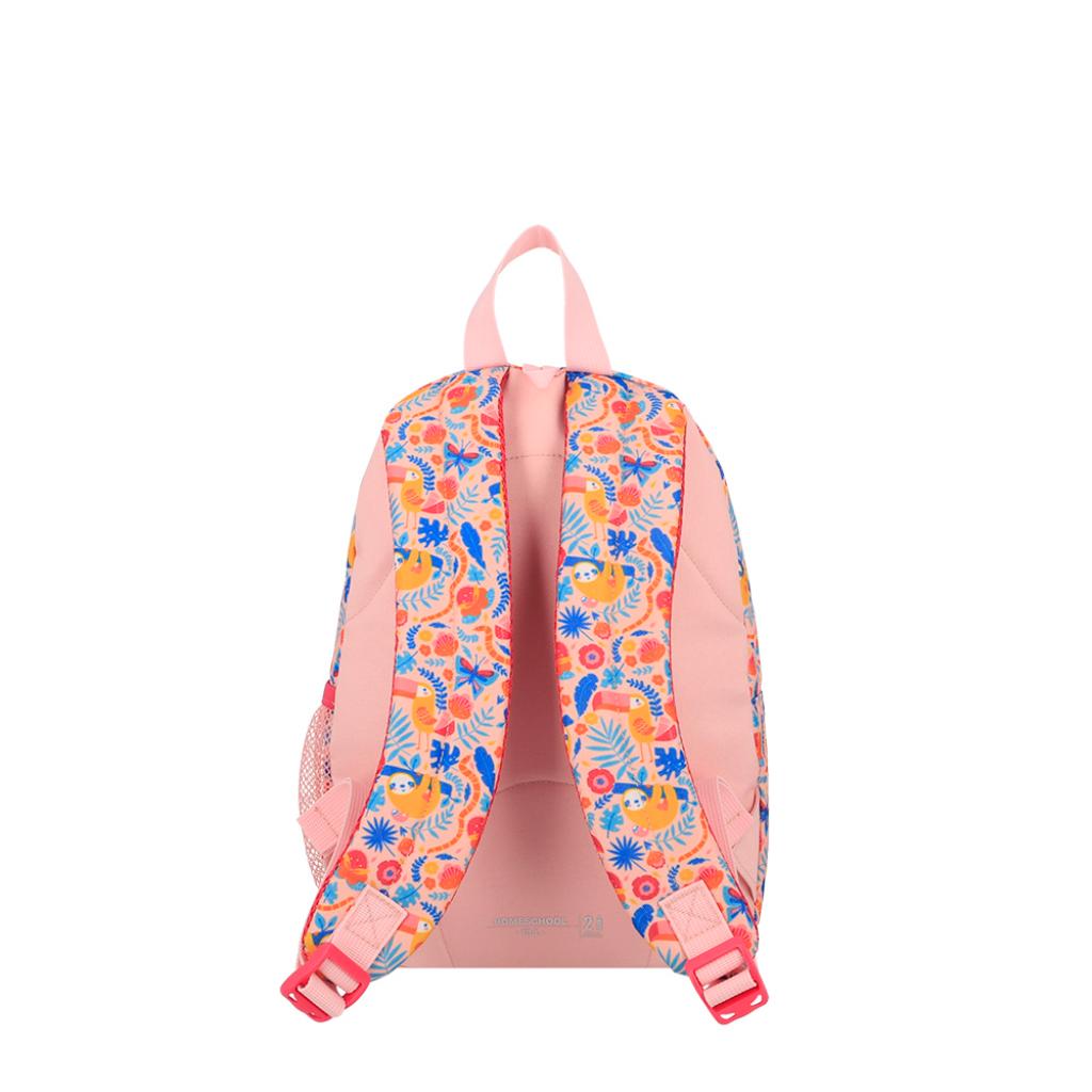 Mochila Saxoline Homeschool 13Lt Jungla Rosada