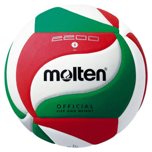 Balón Voleibol Molten V5M 2200 Blanco/Tricolor