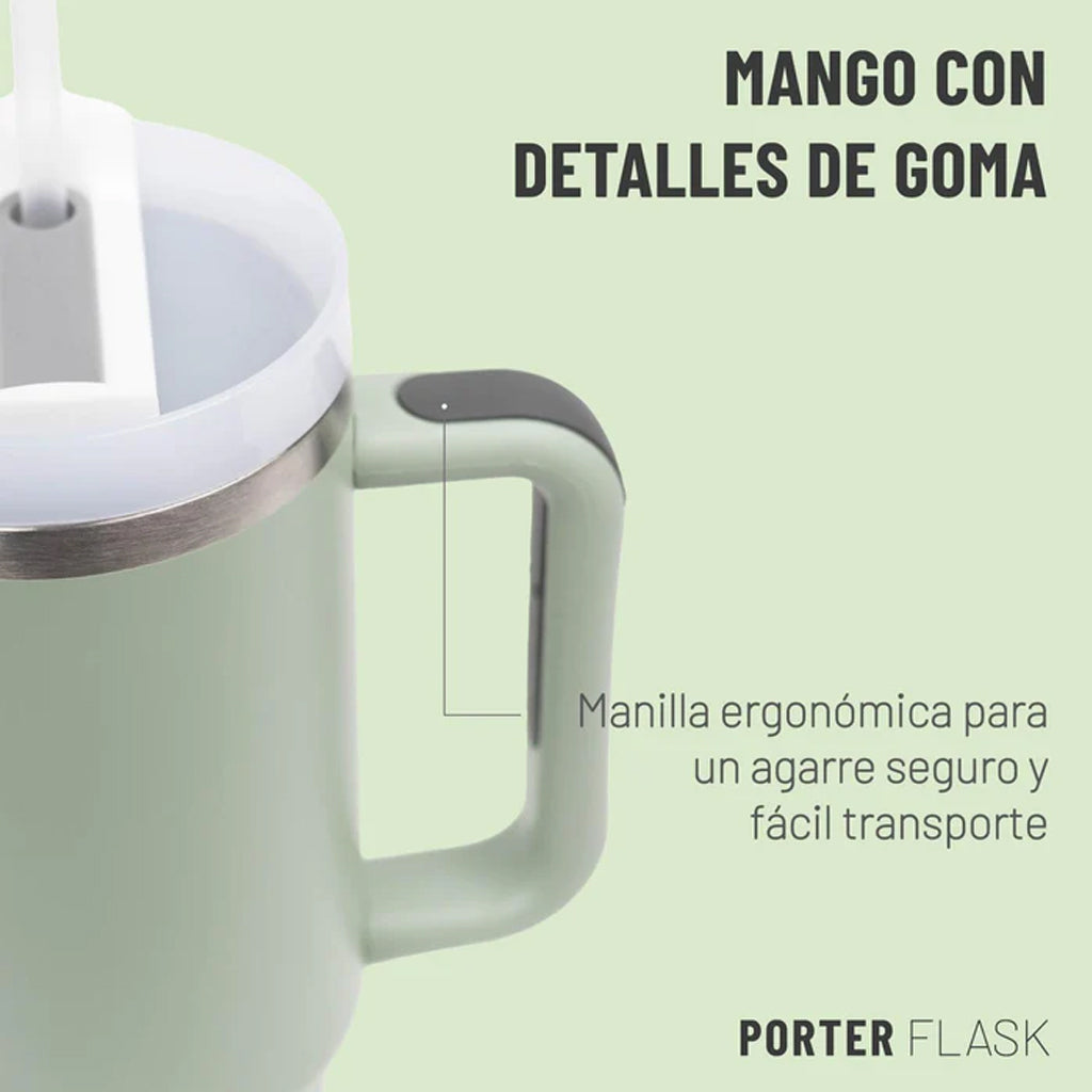 Botella Térmica Mug One2Go 1,2Lt Frio y Calor Green