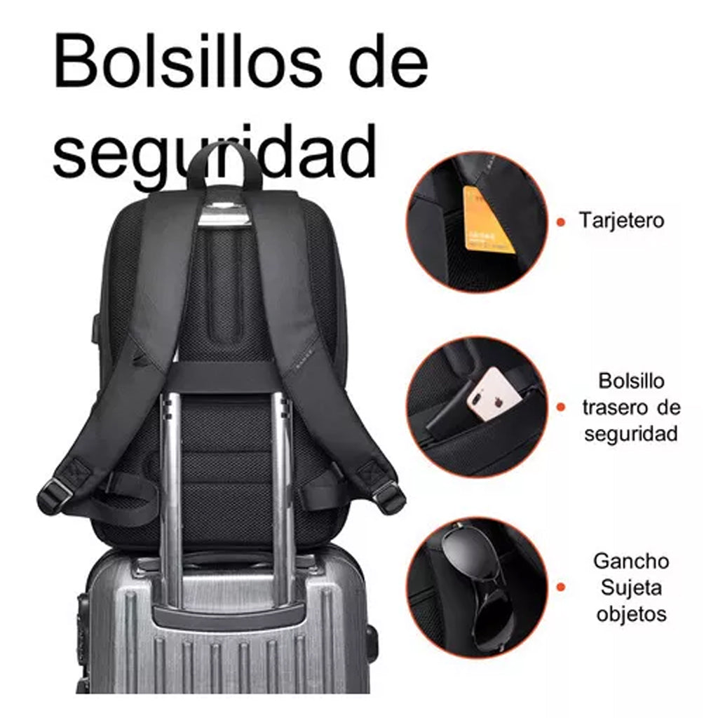 Mochila Urbana Hardley London Color Negro