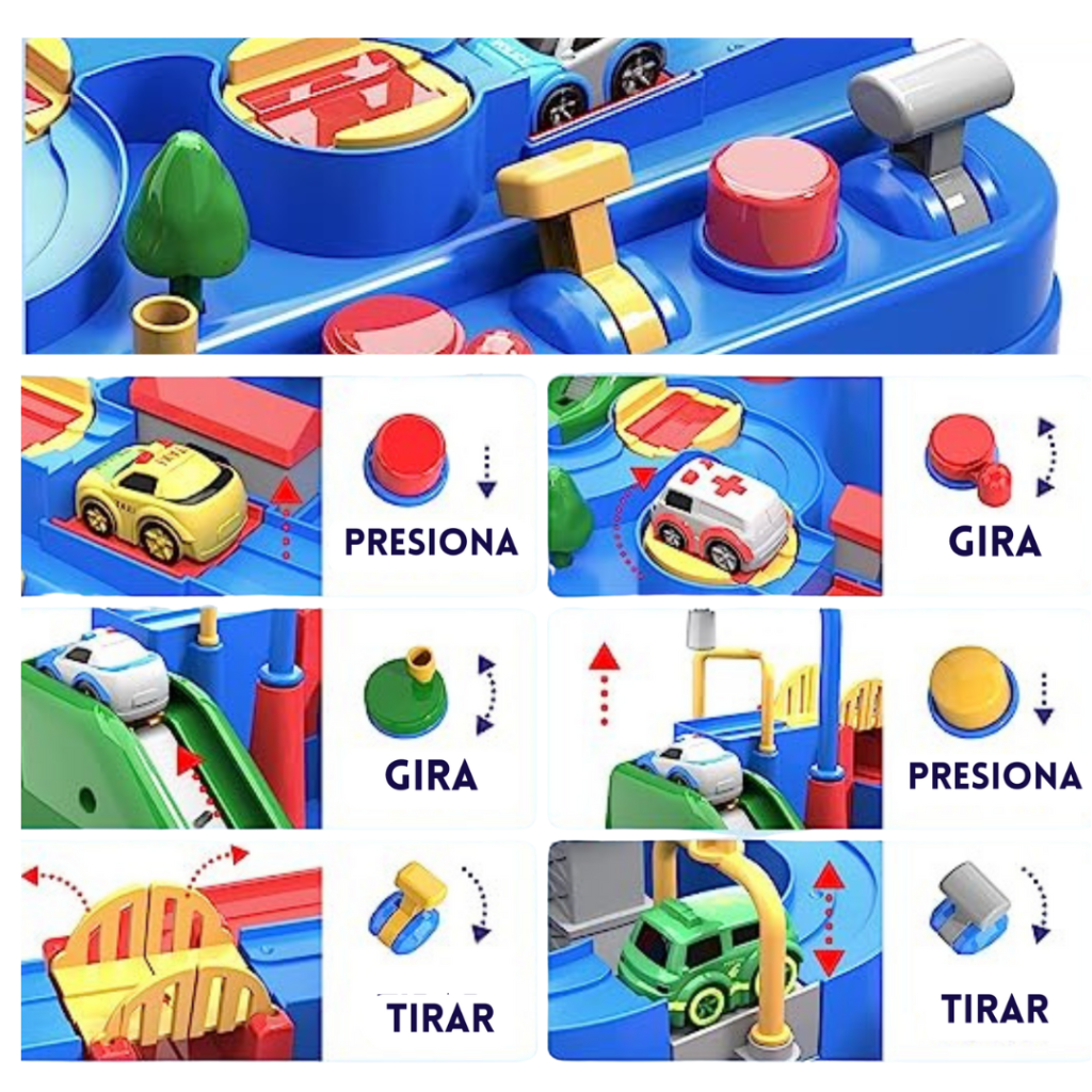 Pista De Autos Didáctica (3 A 10 Años)