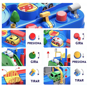 Pista De Autos Didáctica (3 A 10 Años)