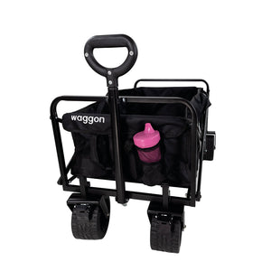 Carrito Plegable Camping Playa Niños Negro