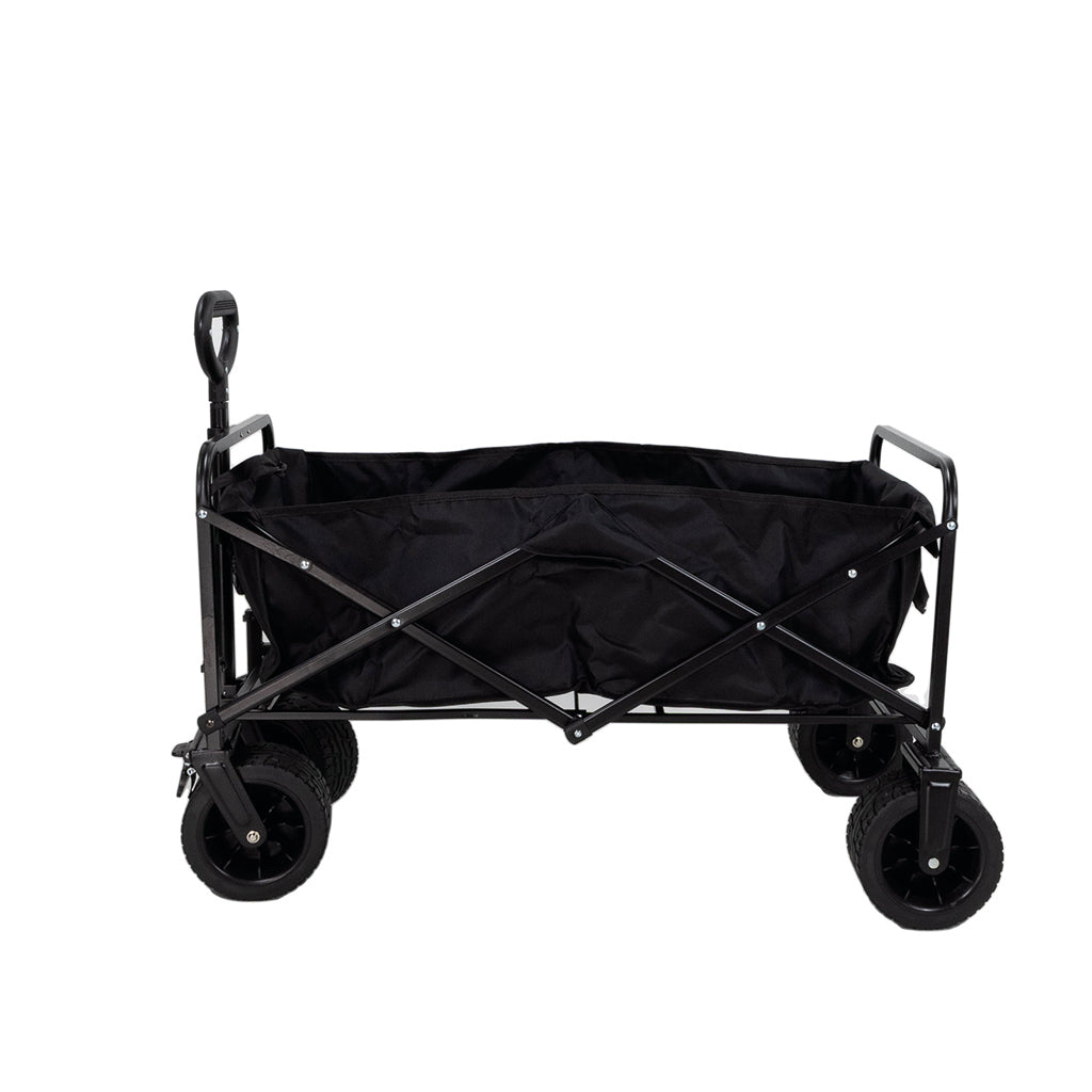 Carrito Plegable Camping Playa Niños Negro