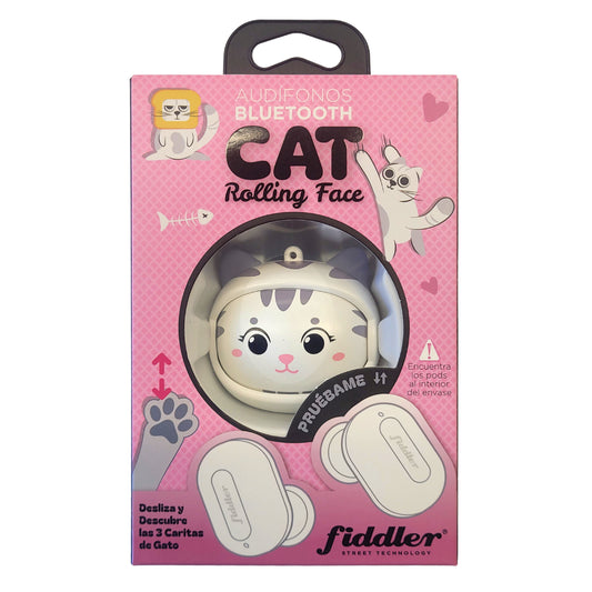Audifonos Bluetooth Rolling Face Cat