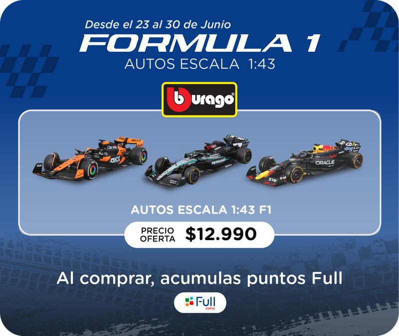 Autos a Escala Fórmula 1