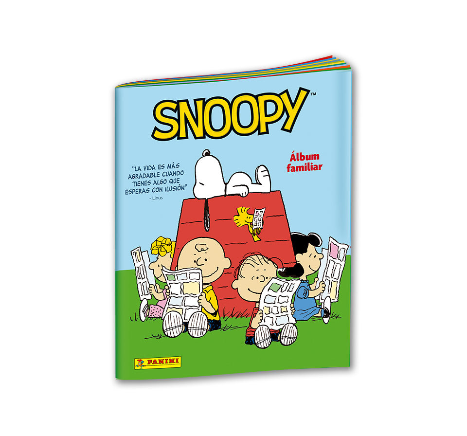 Pack 1 Album + 5 Sobres Snoopy
